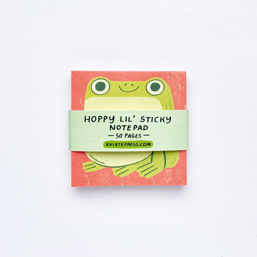 Cute Frog Sticky Notepad