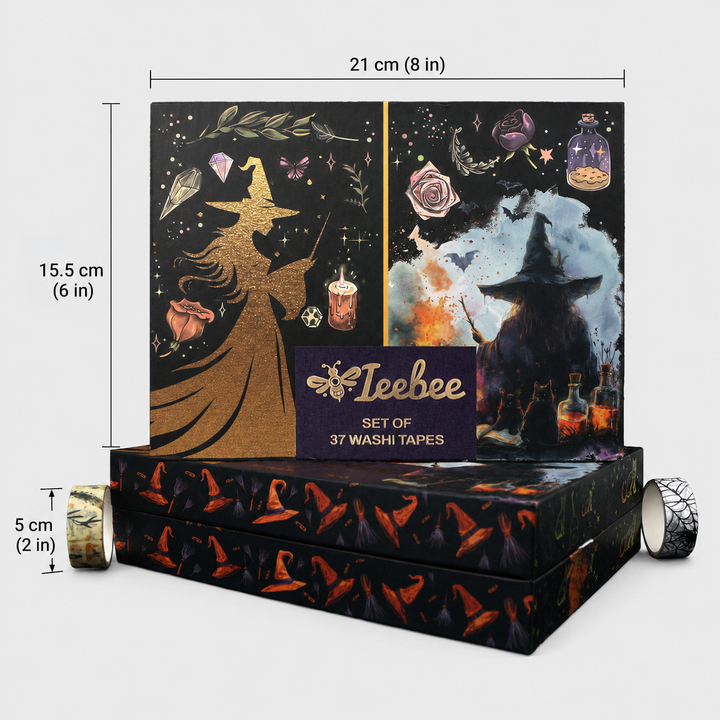Phantom Witches Washi Tape Set - 37 Rolls