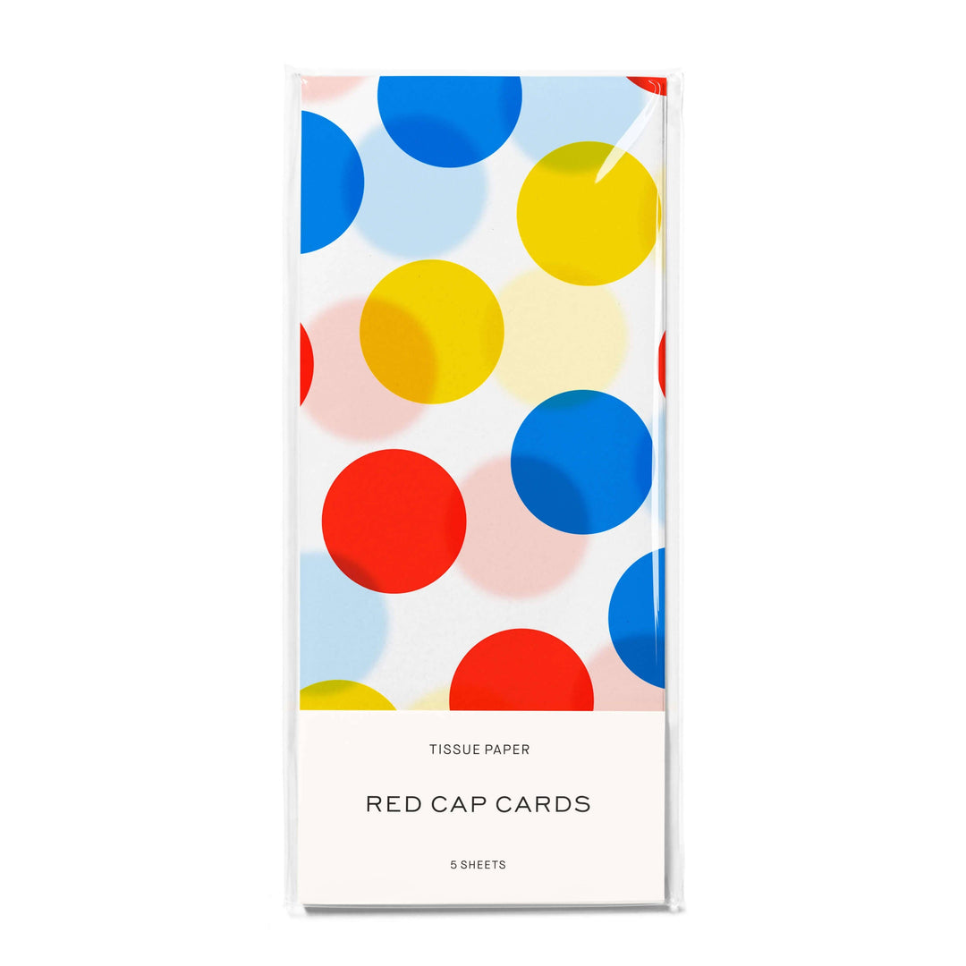 Primary Dots tissue paper