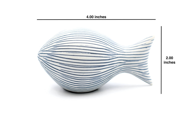 Handcrafted Mini Fish Etched Stripe