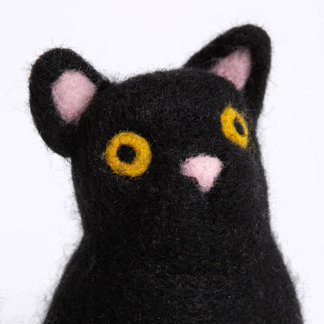 Halloween Cat Easy Needle Felting Kit