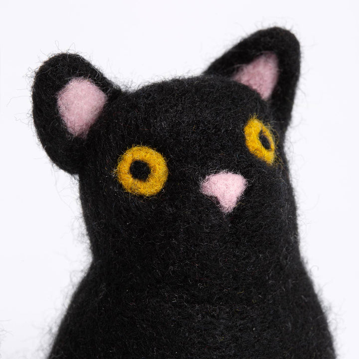 Halloween Cat Easy Needle Felting Kit