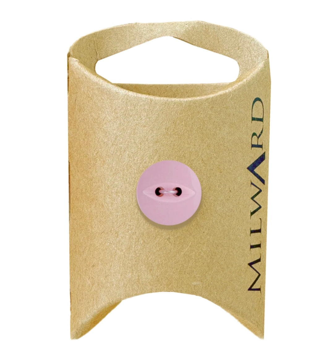 Milward Pink 2-Hole Fisheye Button