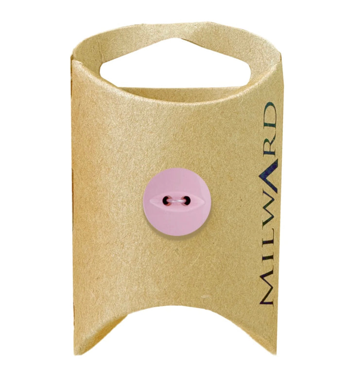 Milward Pink 2-Hole Fisheye Button