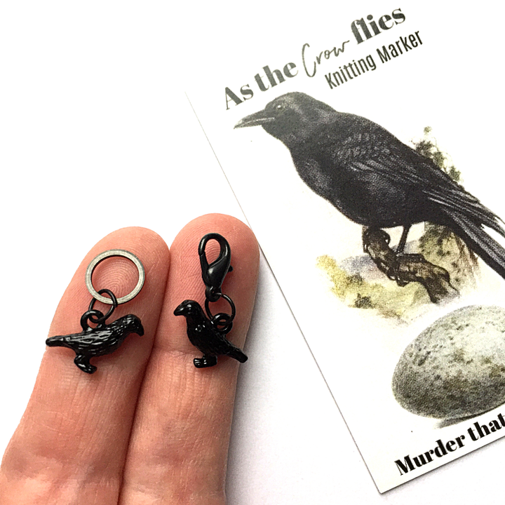 Crow Stitch Marker