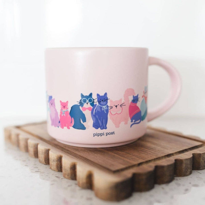 Cool Cats Large Ceramic Mug