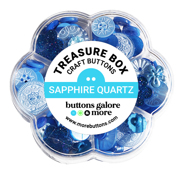 Button Assortment Blue Buttons
