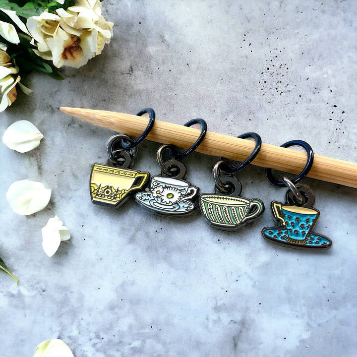 Tea Set Stitch Markers