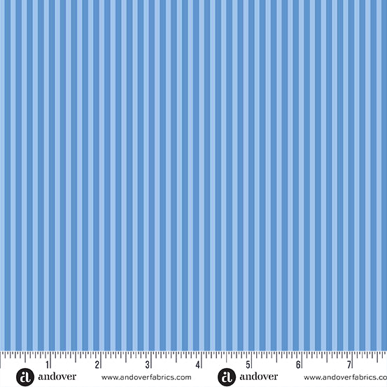 Simlpy Stripe by the 1/4 Yard - Sky