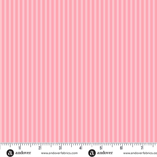 Simply Stripe by the 1/4 Yard - Soft Pink