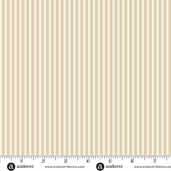 Simply Stripe by the 1/4 Yard - Cream