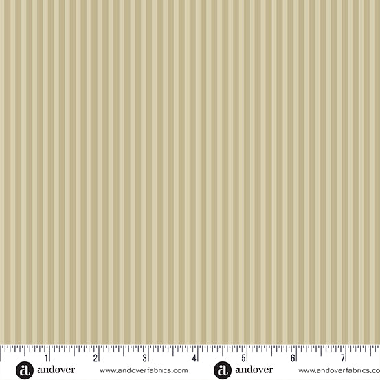 Simply Stripe by the 1/4 Yard - Tan
