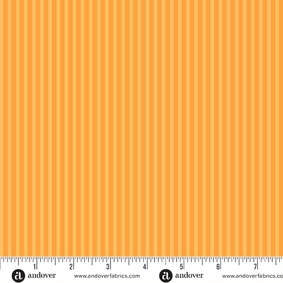 Simply Stripe by the 1/4 Yard - Cantaloupe