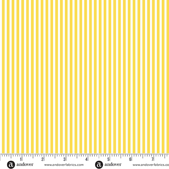 Simply Stripe by the 1/4 Yard - Lemon
