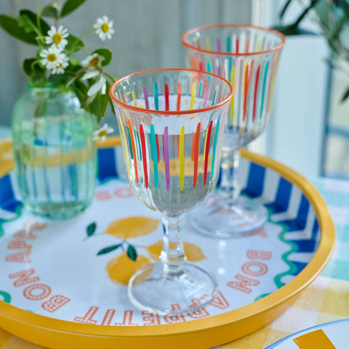 Lemon Tin Tray - 31cm | Tableware |