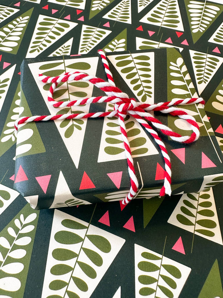 Deep Forest Wrapping Paper Single | 1 Sheet, 20" x 29"