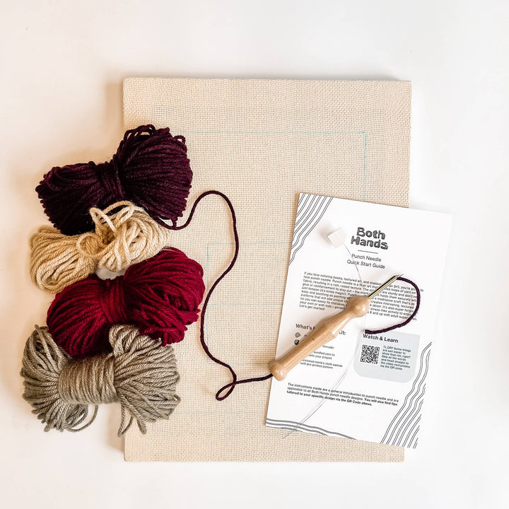 "Color Plane" - Punch Needle Craft Kit