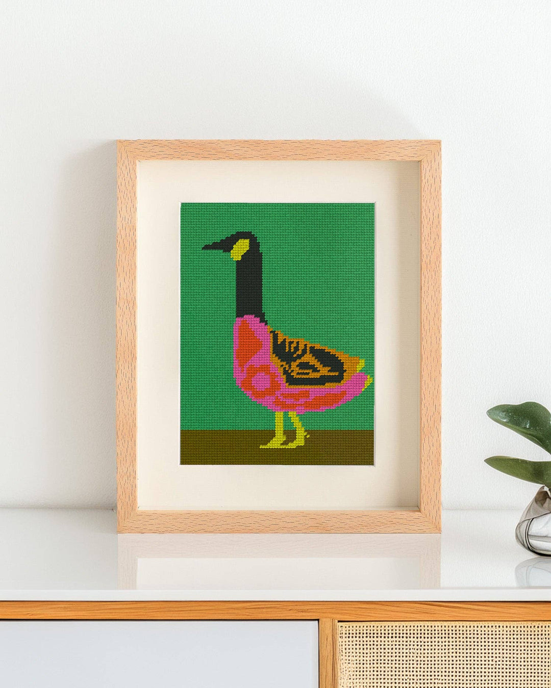 Folk Goose Needlepoint Kit