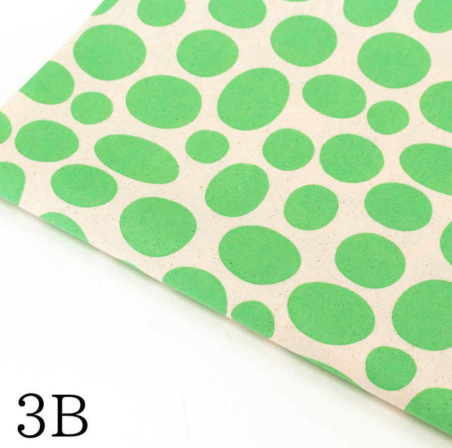 Color Palette Cheese Dots by the 1/4 Yard - Green