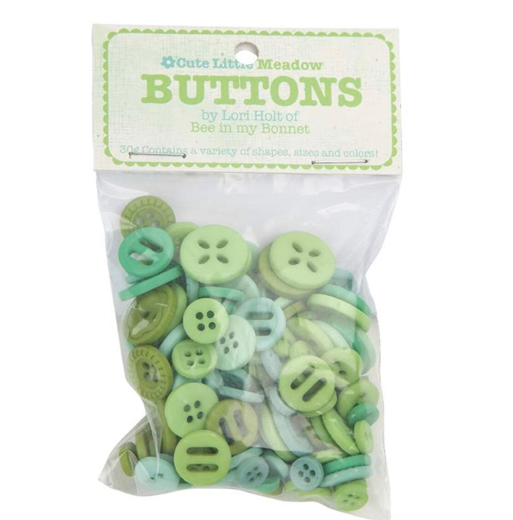 Lori Holt Cute Little Buttons Meadow