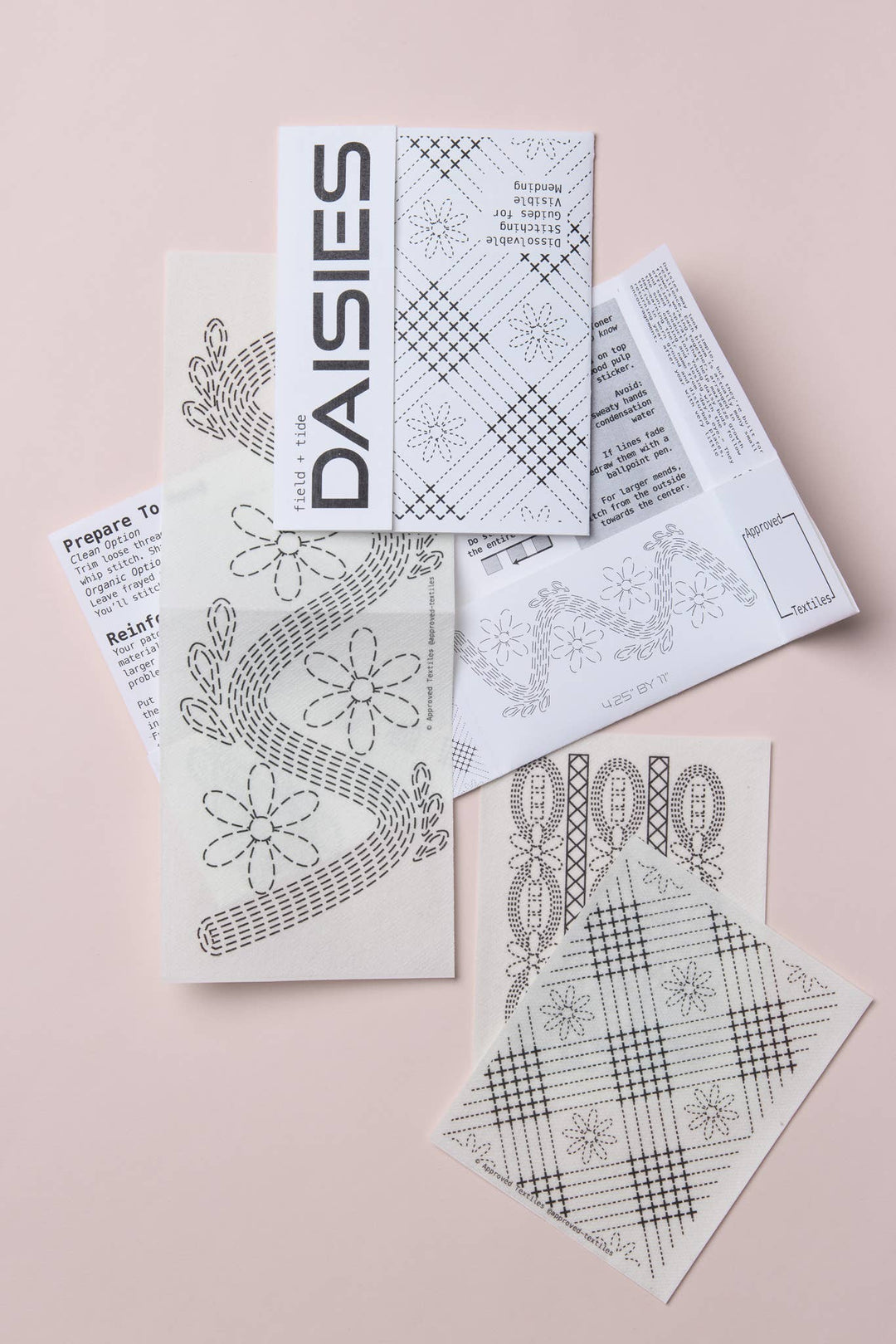 Daisies: Visible Mending Transfers