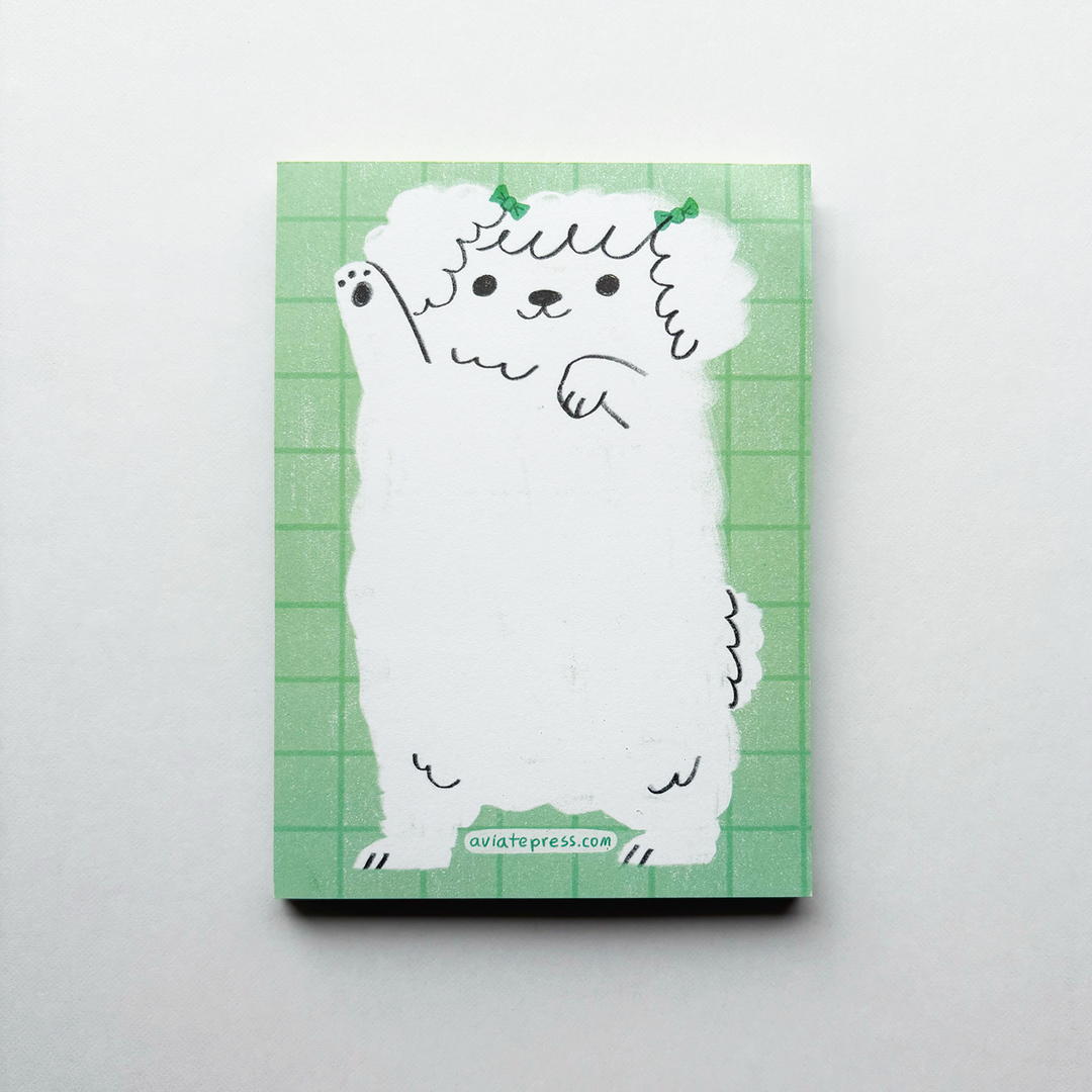 Fluffy Pup Notepad
