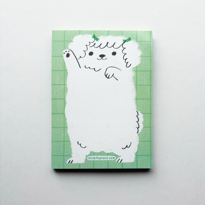 Fluffy Pup Notepad