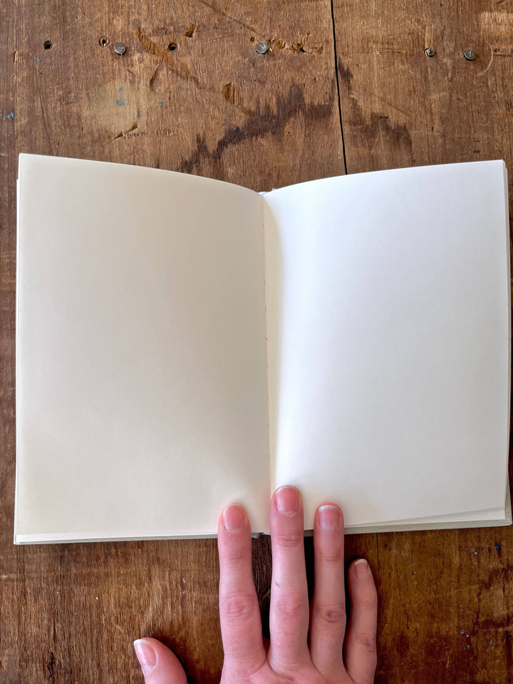 Foil Stamped Linen Journal: Muted Sage