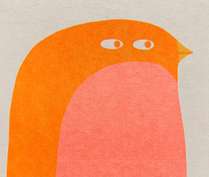 Riso Greetings Card - Bird