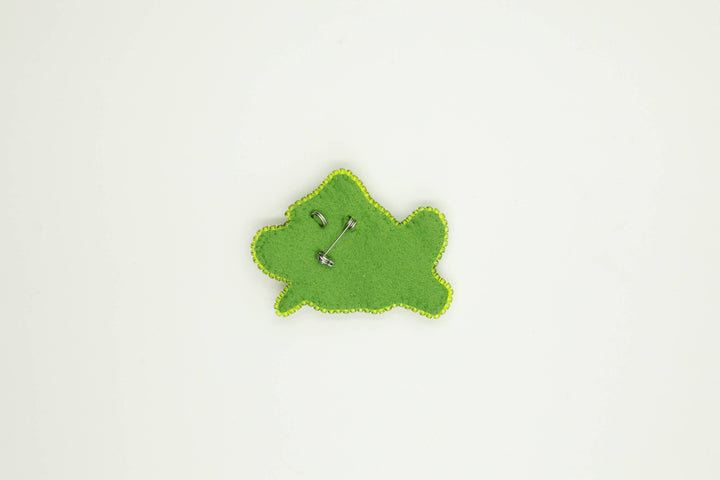 Bead Embroidery Kit: DIY Frog Brooch, Jewelry Making