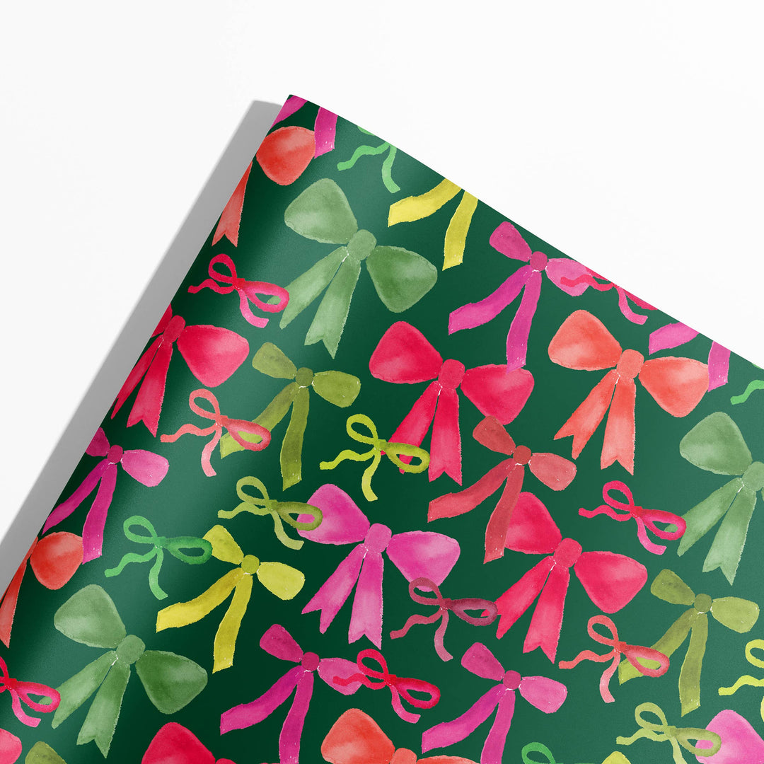 Christmas Bows Gift Wrap