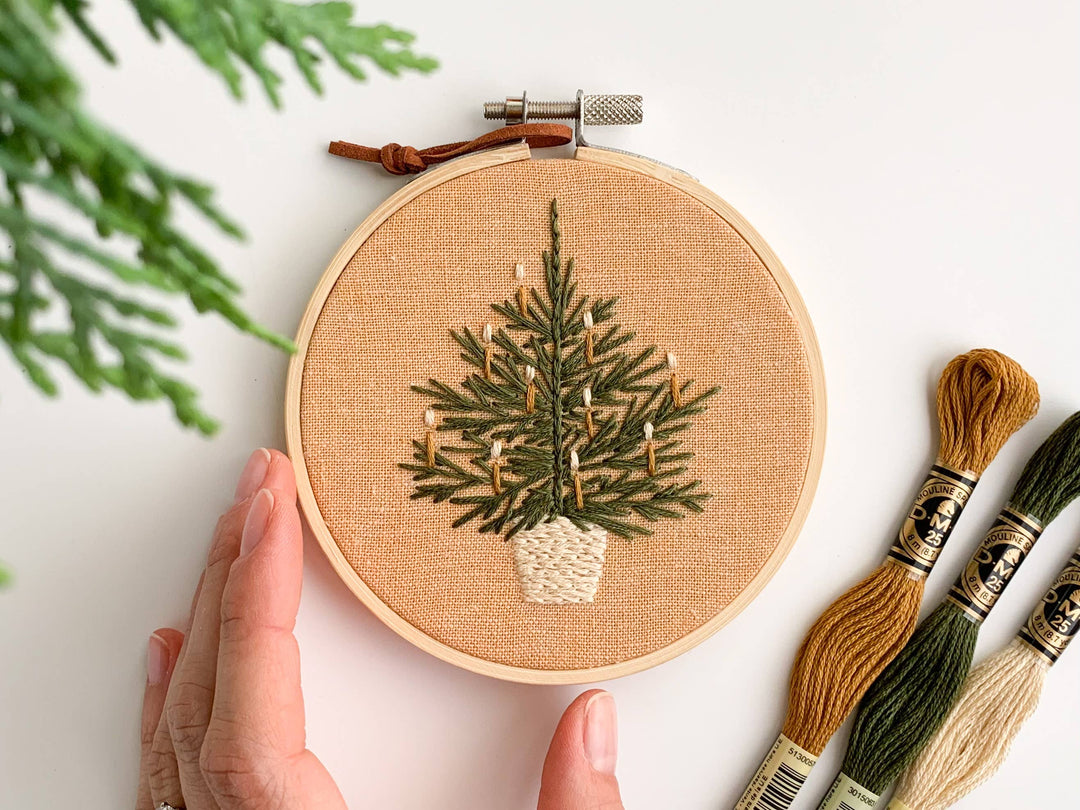 Christmas Tree Embroidery Kit