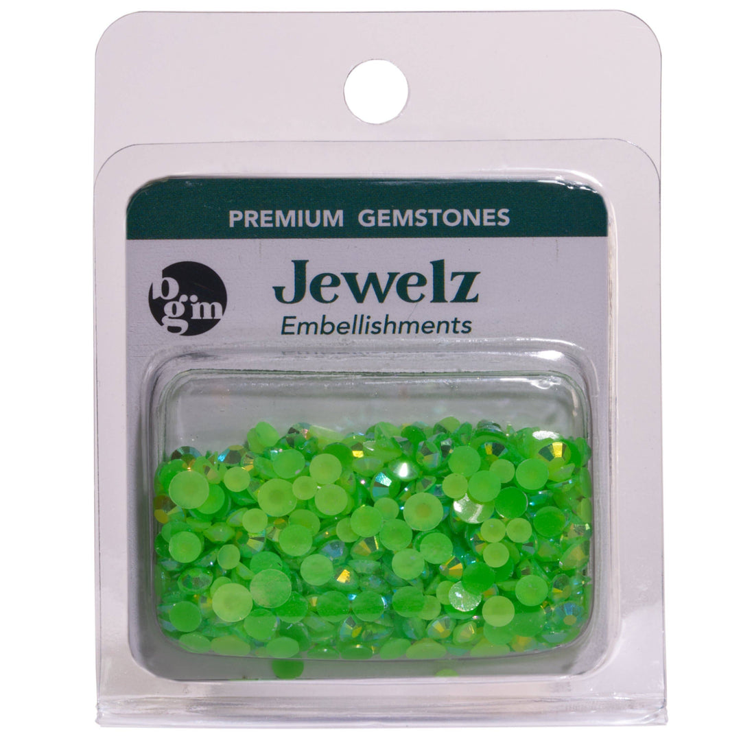Peridot AB Flat Back Jewelz