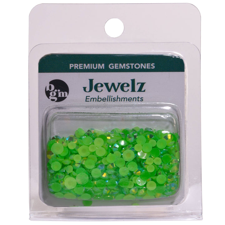 Peridot AB Flat Back Jewelz