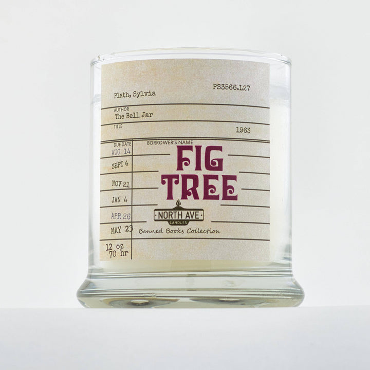 Banned Book Candle, Sylvia Plath The Bell Jar / bookish gift