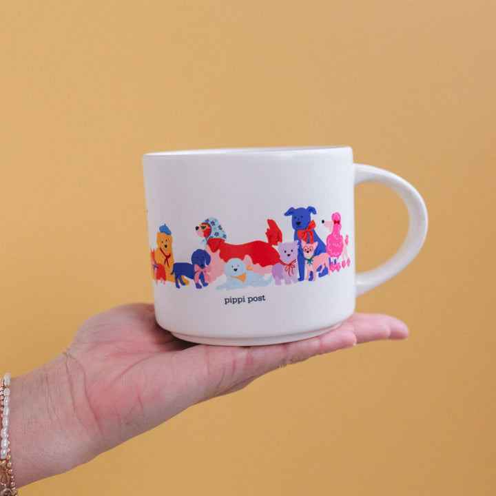 Dapper Dogs Large Ceramic Mug