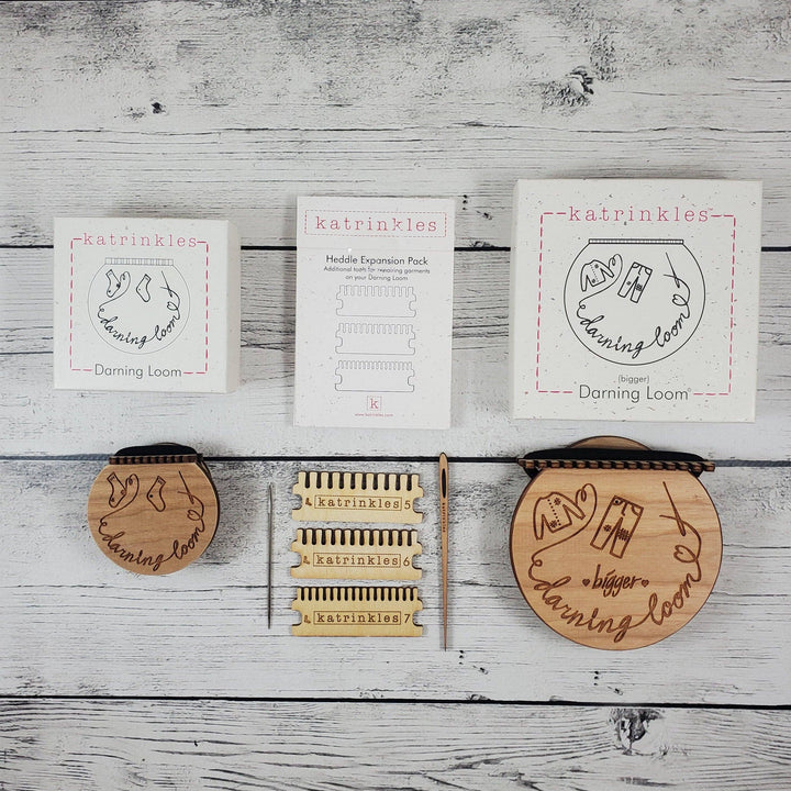 Smaller Darning &amp; Mending Loom Kit