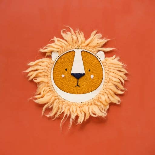 Lion Wall Art Weaving Kit