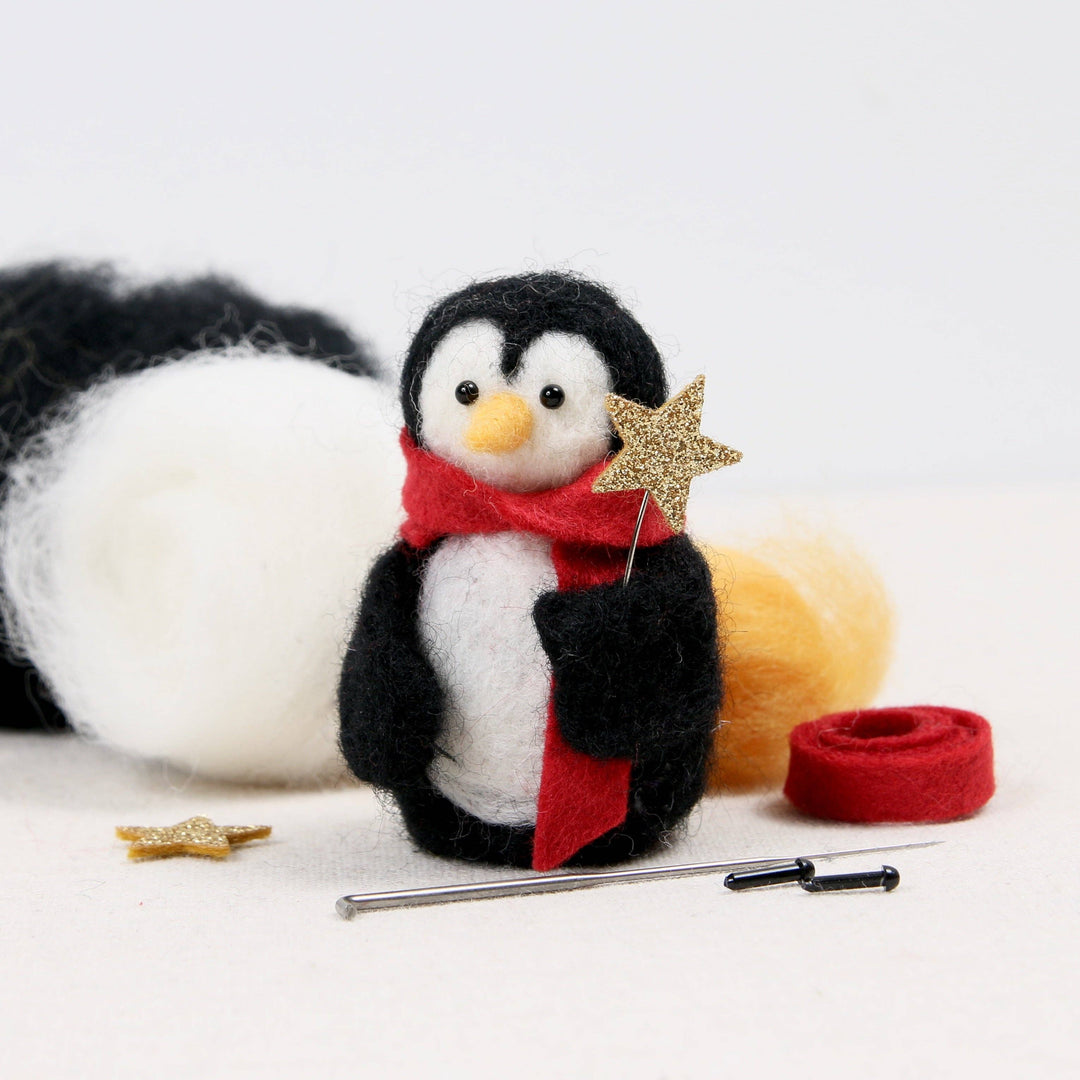 Penguin Needle Felting Kit