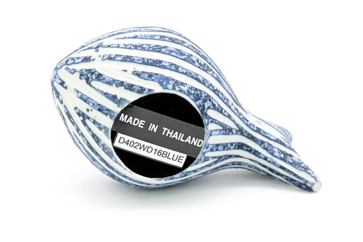 Handcrafted Mini Fish Blue Stripe