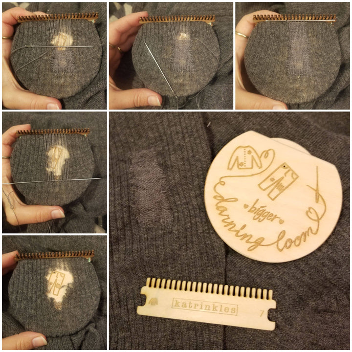 Bigger Darning &amp; Mending Loom Kit