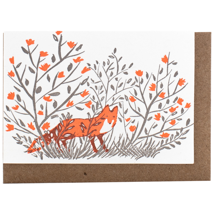 Mini Fox Enclosure Card