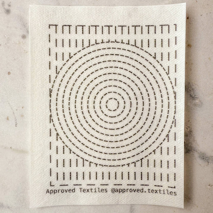 Eva Hesse Geometric Shapes: Mending + Embellishment Transfer