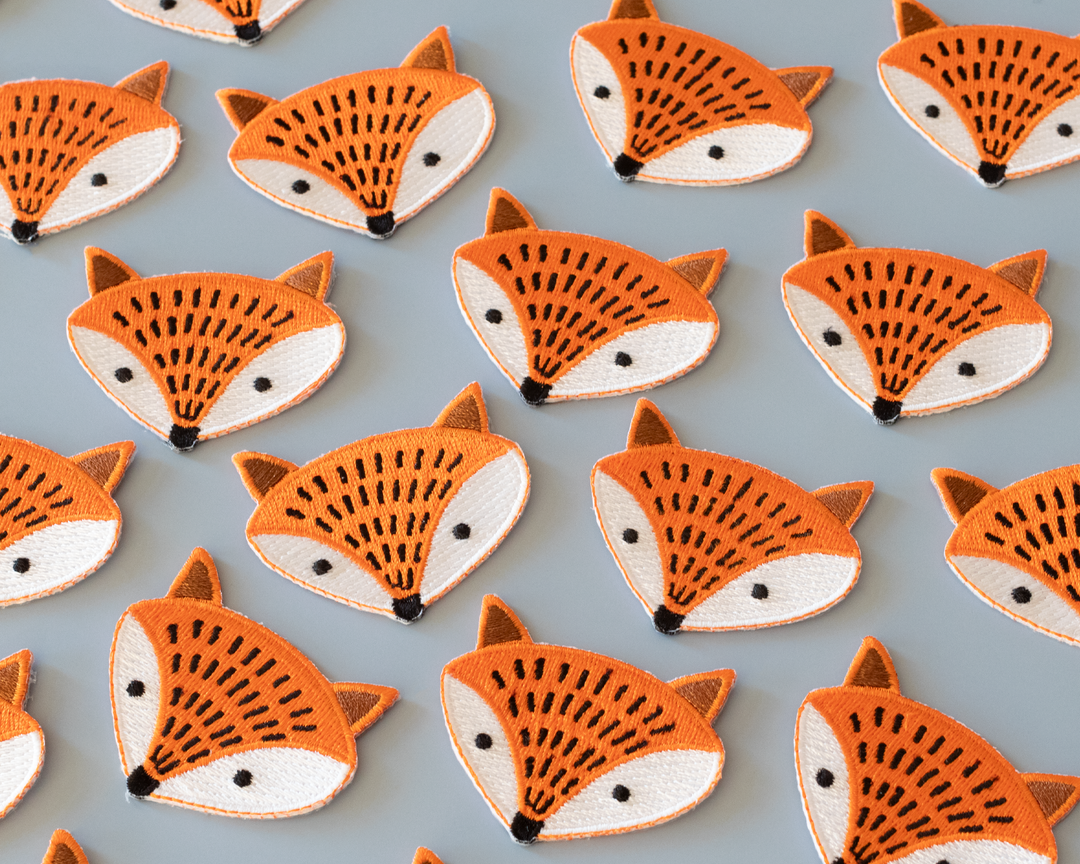 Cute Mini Fox Iron-On Patch