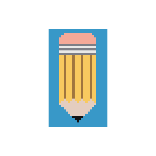 Pencil Mini Needlepoint Canvas