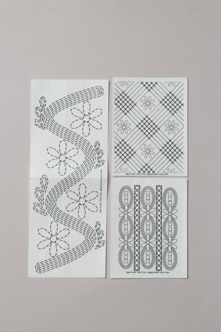 Daisies: Visible Mending Transfers