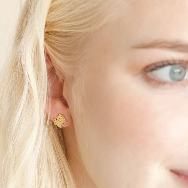 Mum & Baby Cat Earrings