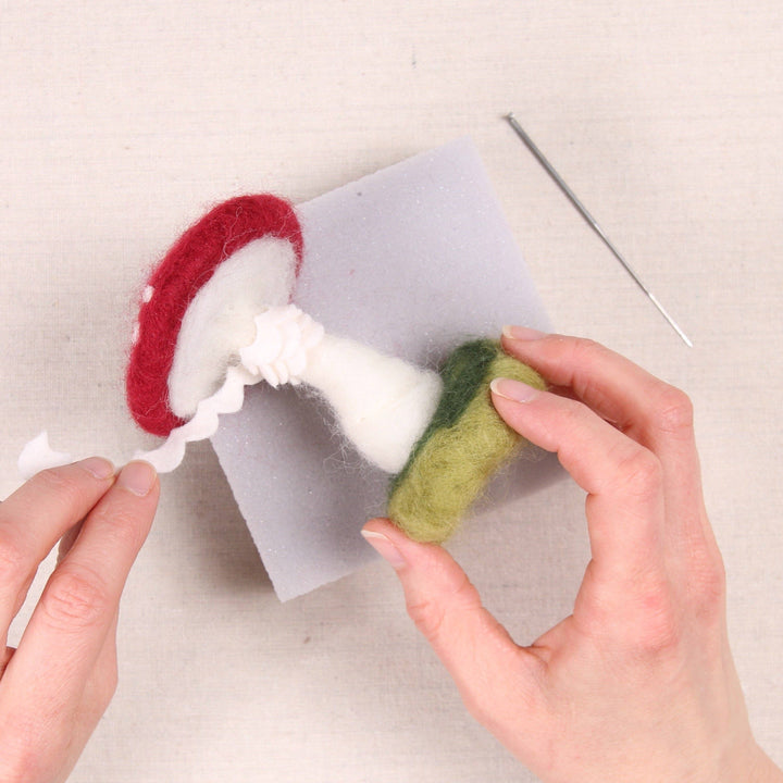 Crimson Toadstool Needle Felting Kit