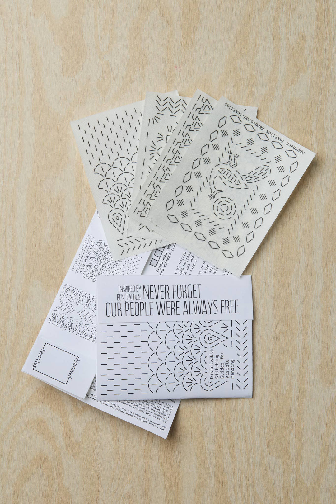 Our People Were Always Free . Visible Mending Transfers