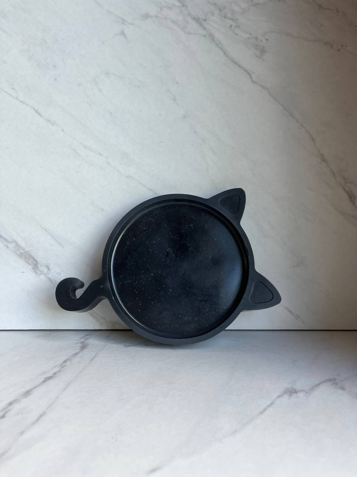 Black Cat Concrete Tray